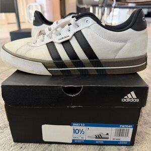Adidas Daily 3.0 Shoes - White and Black
